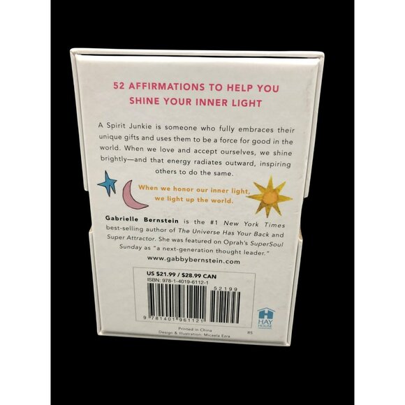 Gabrielle Bernstein Spirit Junkie Affirmation Deck 52 Cards Hay House Artwork By - Picture 5 of 9